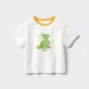 Baby Baby AIRism Pamuklu Tişört | Dinozor Baby Baby AIRism Pamuklu Tişört | Dinozor