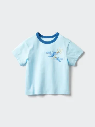 Baby Baby AIRism Pamuklu Tişört | Dinozor