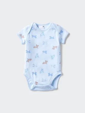 Baby Baby Kısa Kollu Tulum | Baskılı