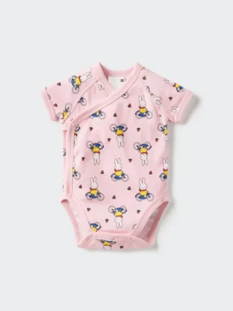Baby Baby Resimli Kitap Koleksiyonu Kısa Kollu Tulum | Önden Açılır | Miffy