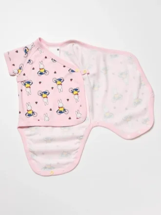 Baby Baby Resimli Kitap Koleksiyonu Kısa Kollu Tulum | Önden Açılır | Miffy