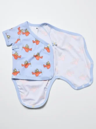 Baby Baby Resimli Kitap Koleksiyonu Tulumlar Kısa Kollar | Önden Açık | Miffy