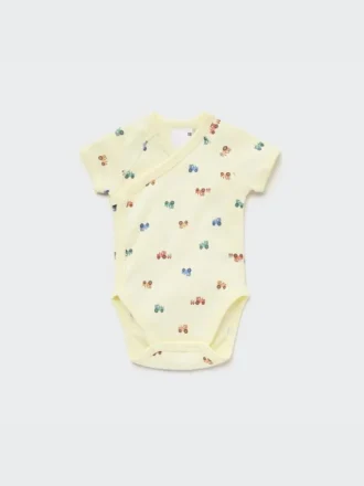 Baby Joy of Print Kısa Kollu Tulum (Traktör)