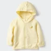 Bebek UV Korumalı File Kapüşonlu Sweatshirt