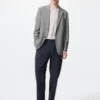 Erkek AirSense Houndstooth Blazer Ceket | Yün Benzeri
