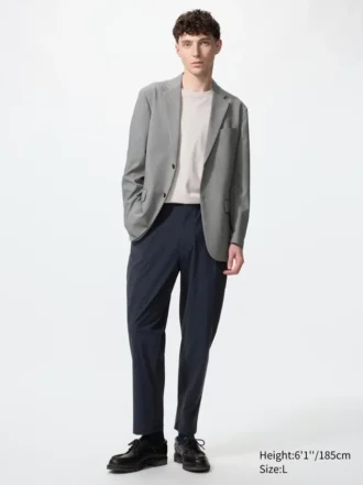 Erkek AirSense Houndstooth Blazer Ceket | Yün Benzeri
