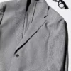 Erkek AirSense Houndstooth Blazer Ceket | Yün Benzeri