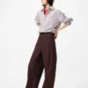 Erkek Broadcloth Gömlek | Düğmeli | Kareli