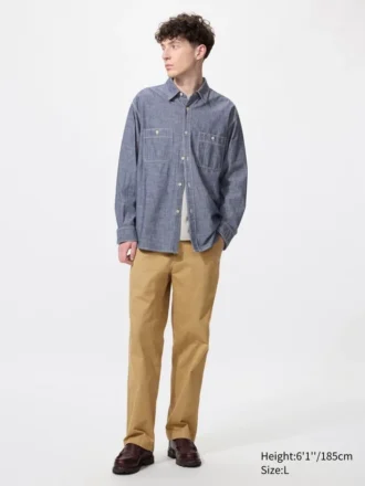 Erkek Chambray Ceket Gömlek