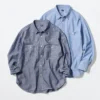 Erkek Chambray Ceket Gömlek