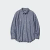 Erkek Chambray Ceket Gömlek