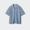 Erkek Chambray Oversized Gömlek