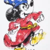 Erkek Disney Art UT Grafik Tişört | Büyücü Mickey Mouse Erkek Disney Art UT Grafik Tişört | Büyücü Mickey Mouse