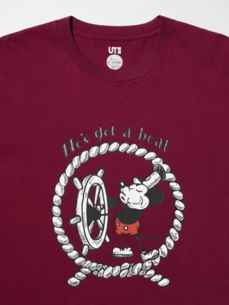 Erkek Disney Art UT Grafik Tişört | Steamboat Willie