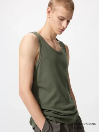 Erkek Dry Color Nervürlü Tank Üst Giyim