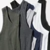 Erkek Dry Color Nervürlü Tank Üst Giyim
