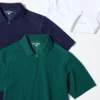 Erkek DRY-EX Çeyrek Fermuarlı Polo Yaka Tişört