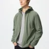 Erkek DRY-EX UV Korumalı Tam Fermuarlı Kapüşonlu Sweatshirt