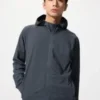 Erkek DRY-EX UV Korumalı Tam Fermuarlı Kapüşonlu Sweatshirt