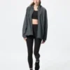 Erkek DRY-EX UV Korumalı Tam Fermuarlı Kapüşonlu Sweatshirt