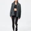 Erkek DRY-EX UV Korumalı Tam Fermuarlı Kapüşonlu Sweatshirt