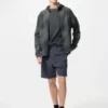 Erkek DRY-EX UV Korumalı Tam Fermuarlı Kapüşonlu Sweatshirt | Baskı