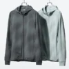 Erkek DRY-EX UV Korumalı Tam Fermuarlı Kapüşonlu Sweatshirt | Baskı