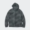 Erkek DRY-EX UV Korumalı Tam Fermuarlı Kapüşonlu Sweatshirt | Baskı