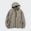 Erkek Dry Stretch Sweat Tam Fermuarlı Kapüşonlu Sweatshirt