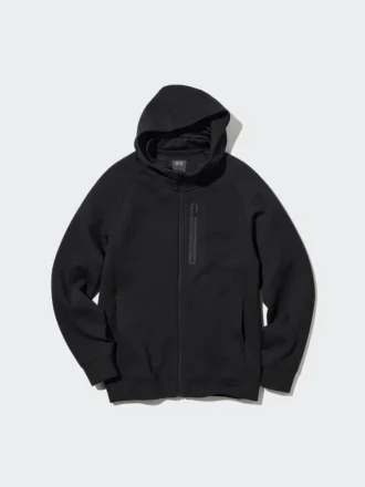 Erkek Dry Stretch Sweat Tam Fermuarlı Kapüşonlu Sweatshirt