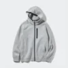 Erkek Dry Stretch Sweat Tam Fermuarlı Kapüşonlu Sweatshirt