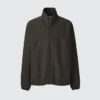 Erkek Fırçalanmış Jersey Fermuarlı Bluzon