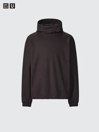 Erkek Fırçalanmış Jersey Kapüşonlu Kazak
