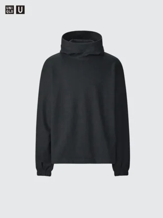 Erkek Fırçalanmış Jersey Kapüşonlu Kazak