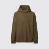 Erkek Fırçalanmış Jersey Uzun Kollu Kapüşonlu Sweatshirt