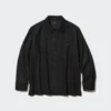 Erkek Fırçalanmış Twill Ceket Gömlek