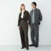Erkek Fırçalanmış Twill Ceket Gömlek