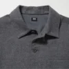 Erkek Fırçalanmış Twill Ceket Gömlek