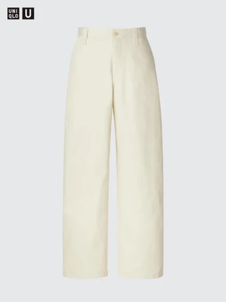 Erkek Geniş Chino Pantolonlar