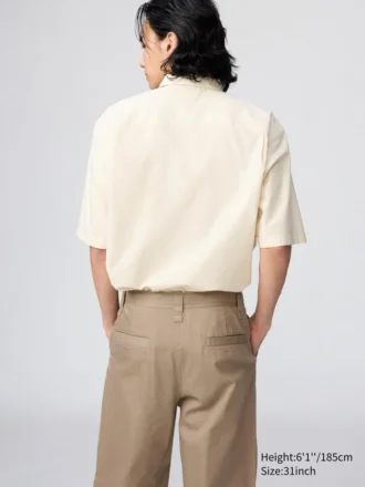 Erkek Geniş Chino Pantolonlar