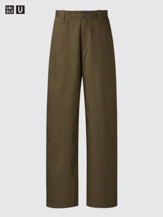 Erkek Geniş Chino Pantolonlar | Uzun