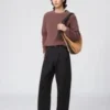 Erkek Geniş Konik Paça Kot Pantolon