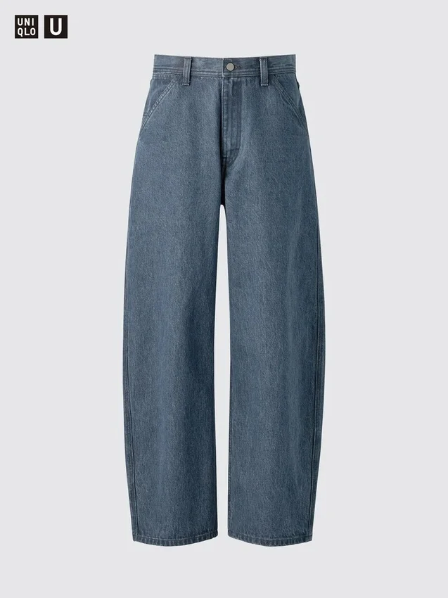 Erkek Geniş Konik Paça Kot Pantolon Erkek Geniş Konik Paça Kot Pantolon