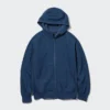 Erkek HEATTECH Pile Astarlı Tam Fermuarlı Kapüşonlu Sweatshirt