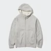 Erkek HEATTECH Pile Astarlı Tam Fermuarlı Kapüşonlu Sweatshirt