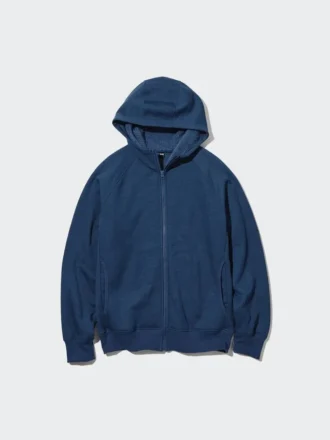 Erkek HEATTECH Pile Astarlı Tam Fermuarlı Kapüşonlu Sweatshirt