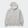 Erkek HEATTECH Pile Astarlı Tam Fermuarlı Kapüşonlu Sweatshirt