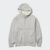 Erkek HEATTECH Pile Astarlı Tam Fermuarlı Kapüşonlu Sweatshirt