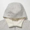 Erkek HEATTECH Pile Astarlı Tam Fermuarlı Kapüşonlu Sweatshirt