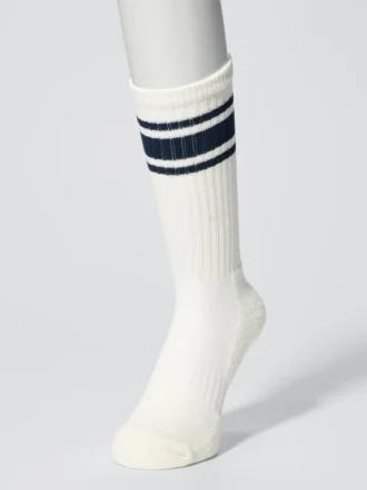 Erkek Çizgili Pile Çoraplar